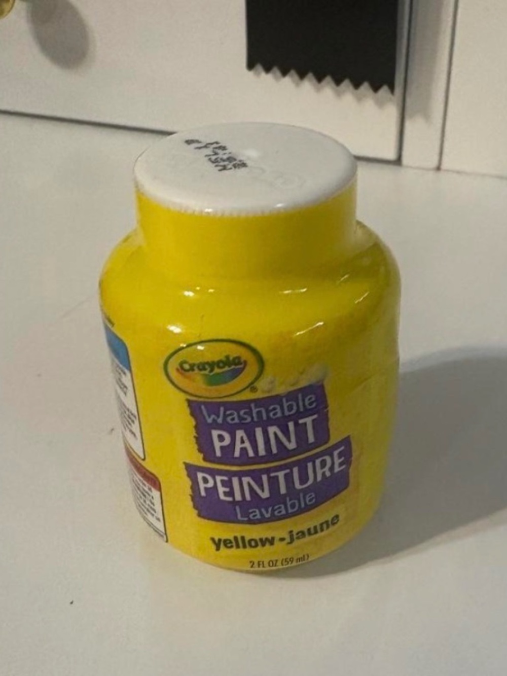 yellow Crayola washable paint